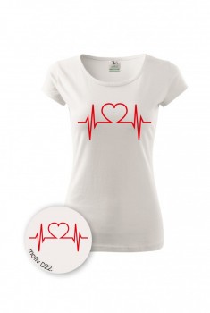 Tričko pro zdravotní sestřičku D22 bílé XL dámské