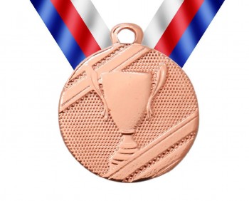 Medaile MD106.03 bronz s trikolórou