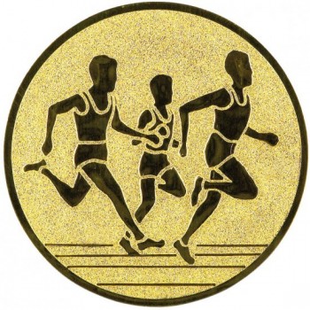 Emblém běh zlato 25 mm