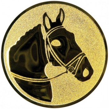 Emblém kůň zlato 25 mm