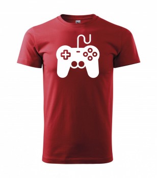 Tričko pro hráče H01 červené s bílým potiskem L pánské