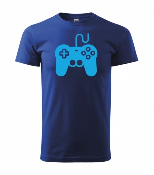 Tričko pro hráče H01 královská modrá se sv. modrým potiskem XL pánské