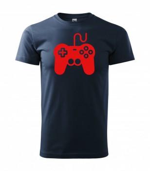 Tričko pro hráče H01 námořní modrá s červeným potiskem XS pánské