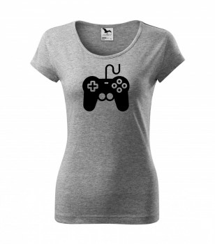 Tričko pro hráče H01 šedé s černým potiskem dámská XS dámské