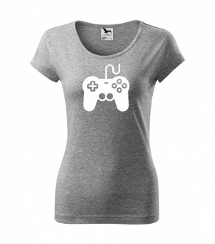 Tričko pro hráče H01 šedé s bílým potiskem dámské XL dámské