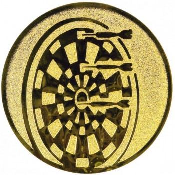 Emblém šipky zlato 50 mm