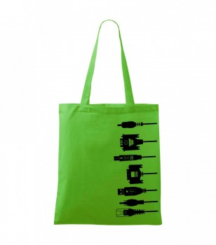 Bavlněná taška světle zelená HANDY - T10