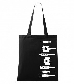 Bavlněná taška černá HANDY - T10
