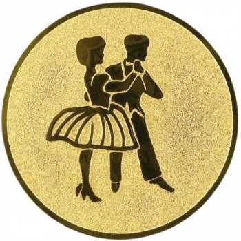Emblém tanec zlato 25 mm