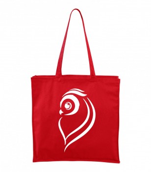 Bavlněná taška červená CARRY - T101