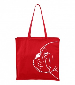 Bavlněná taška červená CARRY - T15
