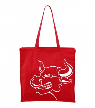 Bavlněná taška červená CARRY - T14