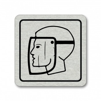 Piktogram Ochranná maska stříbro