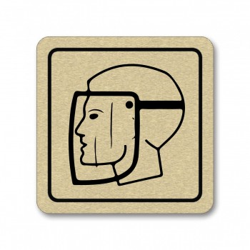 Piktogram Ochranná maska zlato