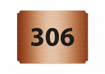 Domovní číslo DS02 bronz