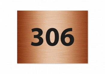 Domovní číslo DS01 bronz