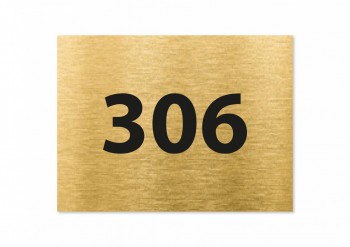 Domovní číslo DS01 zlato