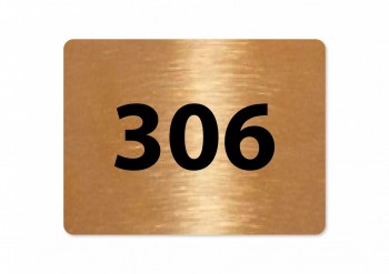 Domovní číslo DP03 bronz