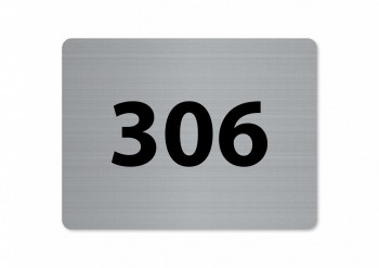 Domovní číslo DP03 stříbro