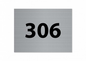 Domovní číslo DP01 stříbro