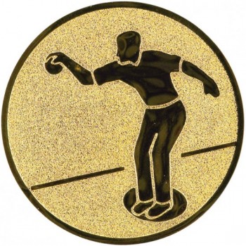 Emblém petanque zlato 50 mm