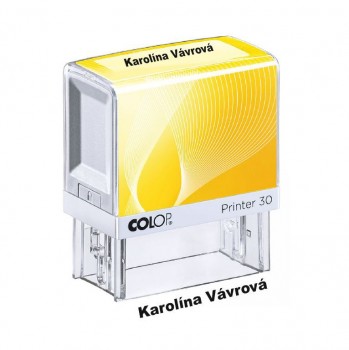 COLOP ® Razítko pro prvňáka Colop Printer 20 žluté černý polštářek