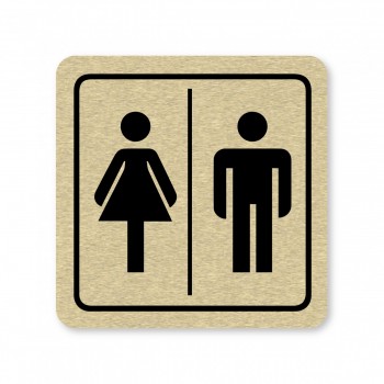 Piktogram Sprchy ženy/muži zlato