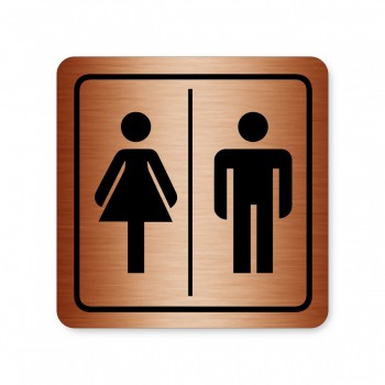 Piktogram Sprchy ženy/muži bronz