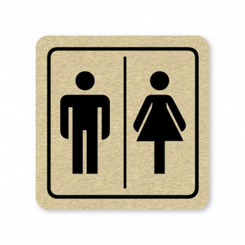 Piktogram Sprchy muži/ženy zlato