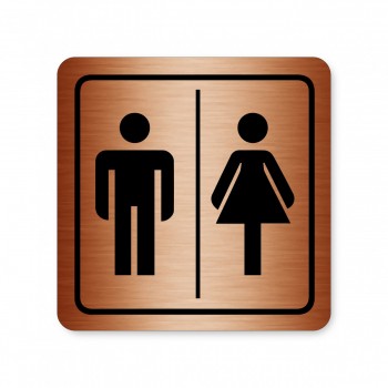 Piktogram Sprchy muži/ženy bronz