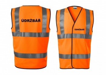 Reflexní vesta oranžová Údržbář XXL unisex