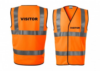 Reflexní vesta oranžová Visitor M unisex