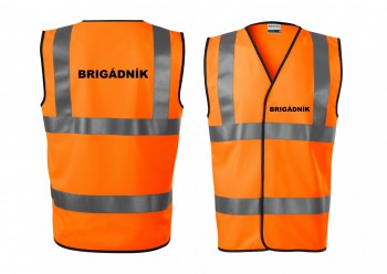 Reflexní vesta oranžová Brigádník XXL unisex
