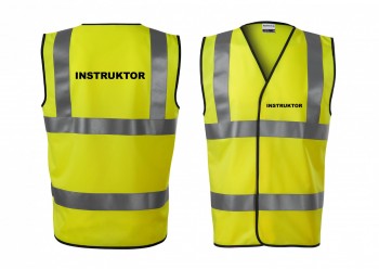 Reflexní vesta žlutá Instruktor XXL unisex