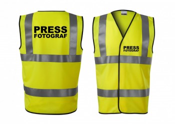 Reflexní vesta žlutá Press-Fotograf