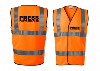 Reflexní vesta oranžová Press-photographer