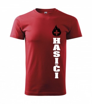Tričko Hasiči 02 červené XL pánské
