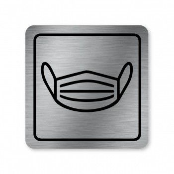Piktogram Rouška 2 stříbro