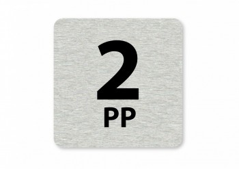 Piktogram 2 PP stříbro 02