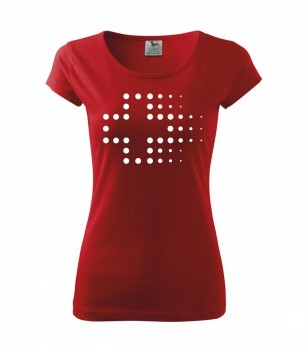 Poháry.com ™ Tričko pro zdravotní sestřičku D3 červené XS dámské
