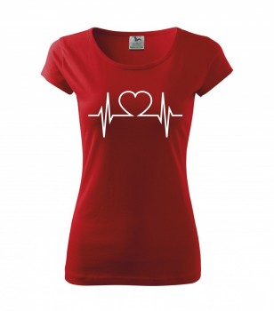 Poháry.com ™ Tričko pro zdravotní sestřičku D22 červené XS dámské