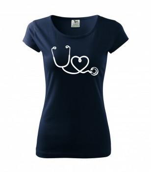 Poháry.com ™ Tričko pro zdravotní sestřičku D14 nám. modrá