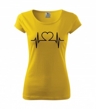 Poháry.com ™ Tričko pro zdravotní sestřičku D22 žluté S dámské