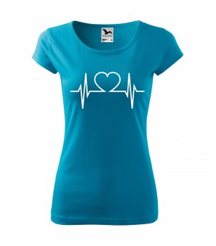 Poháry.com ™ Tričko pro zdravotní sestřičku D22 tyrkysové XS dámské