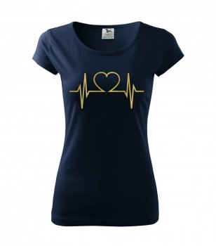 Poháry.com ™ Tričko pro zdravotní sestřičku D22 nám. modrá/z S dámské