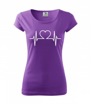 Poháry.com ™ Tričko pro zdravotní sestřičku D22 fialové