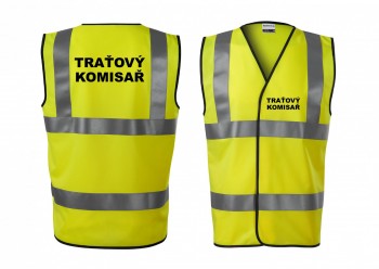 Reflexní vesta žlutá Traťový komisař M unisex