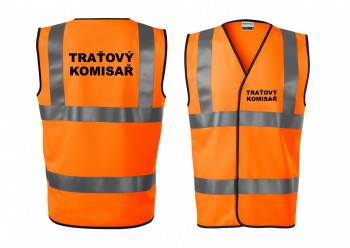 Reflexní vesta oranžová Traťový komisař XXL unisex