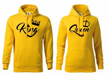 Mikiny King&amp;Queen žluté - M61