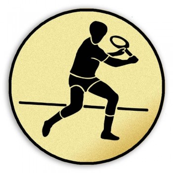 Emblém tištěný Tenis muž 25 mm